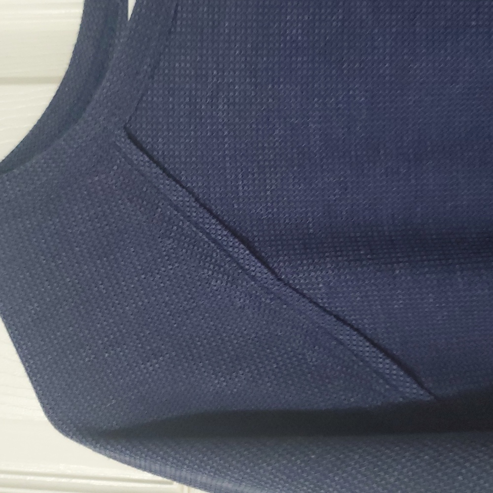 NWOT Zenana Navy Short Sleeve Tee - Picture 2 of 4